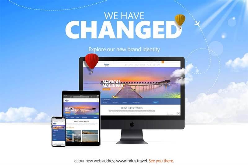 Trang web Indus Travels của Litmus Branding