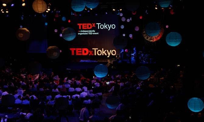 Thiết kế web TEDxTokyo của Eat Creative