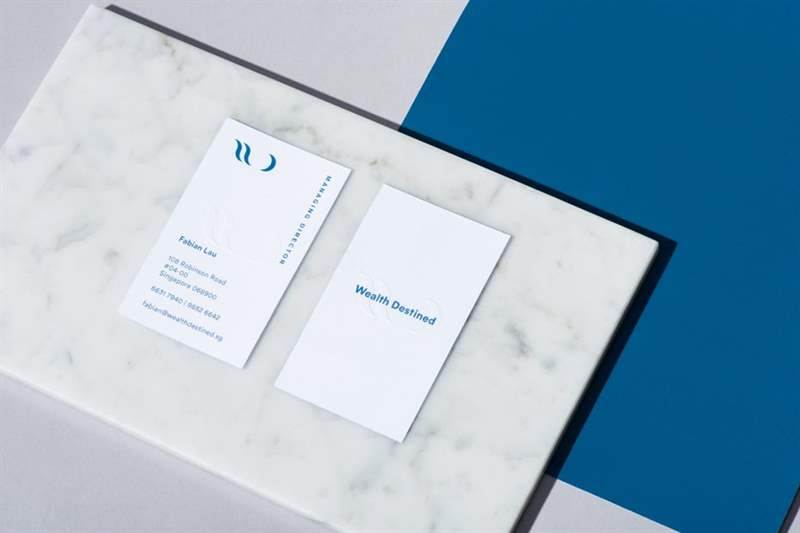 Bộ nhận diện thương hiệu Wealth Destined bởi Fable