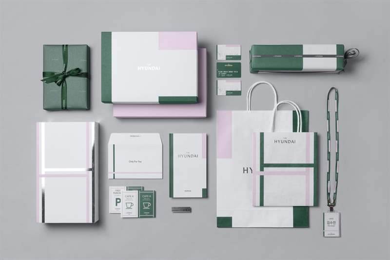 Bộ nhận diện thương hiệu cửa hàng Hyundai của Studio Fnt