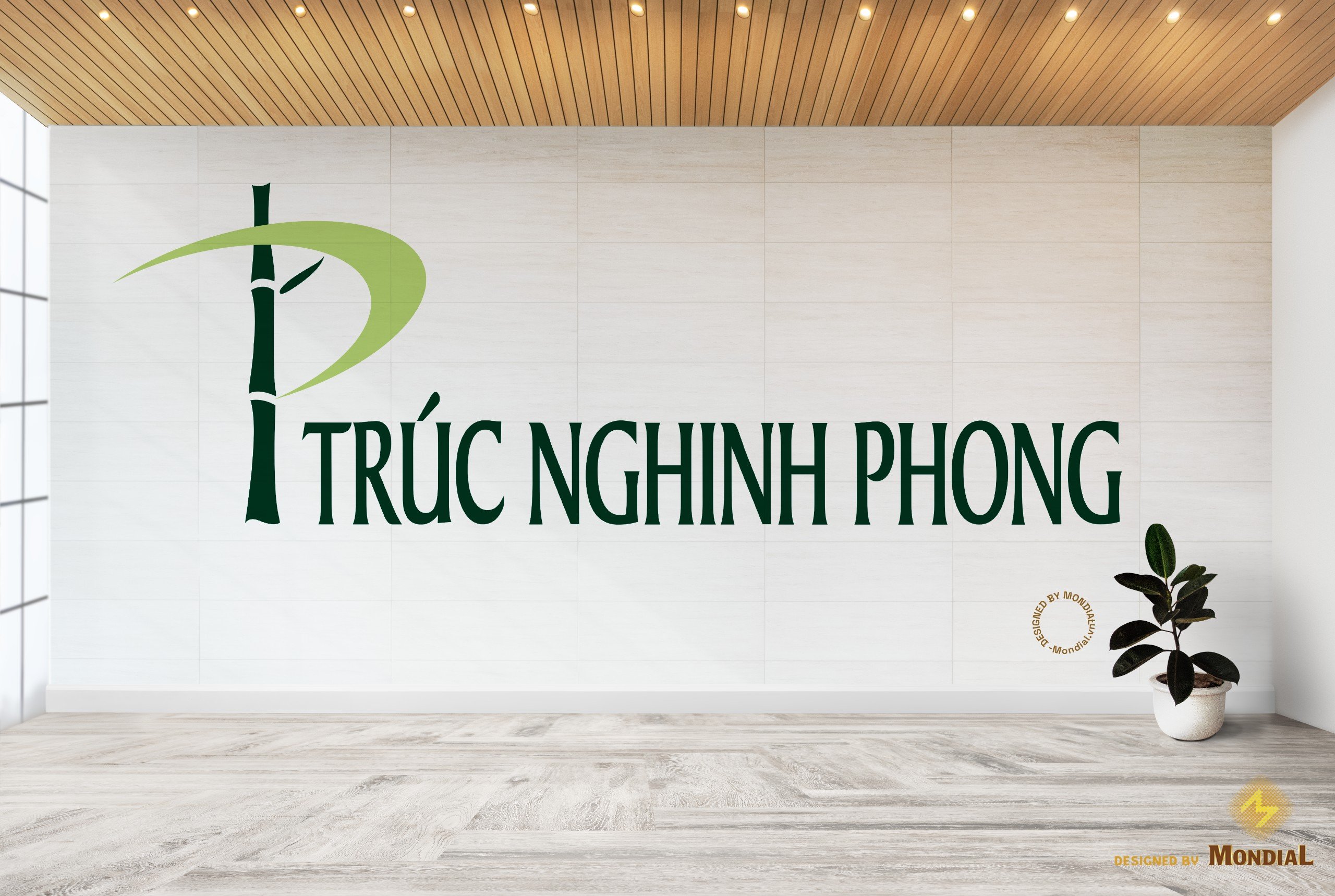 thiết kế logo trúc nghinh phong - b2b