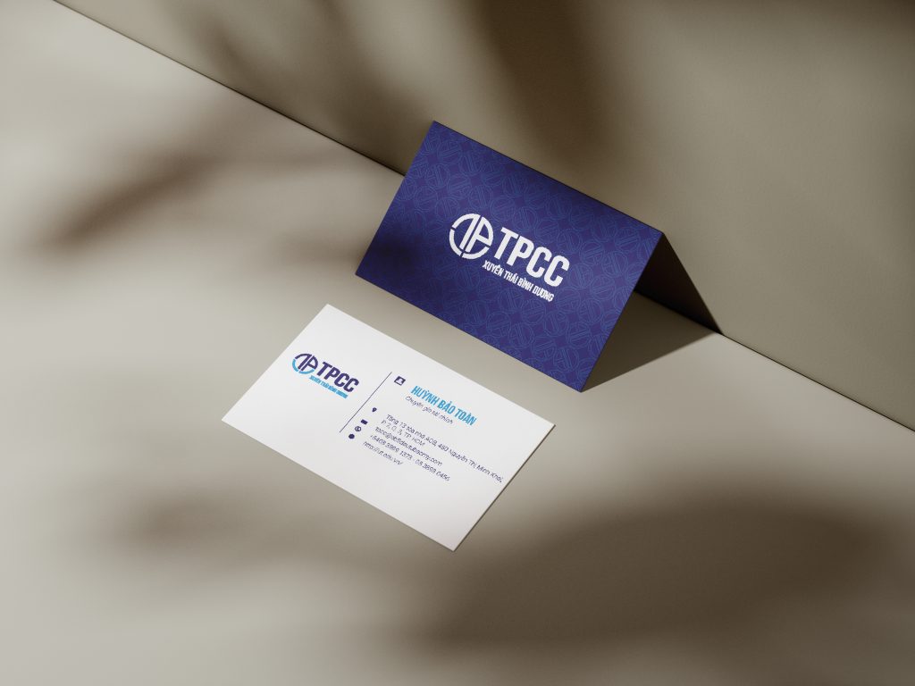 mockup Thiết kế logo thương hiệu tpcc