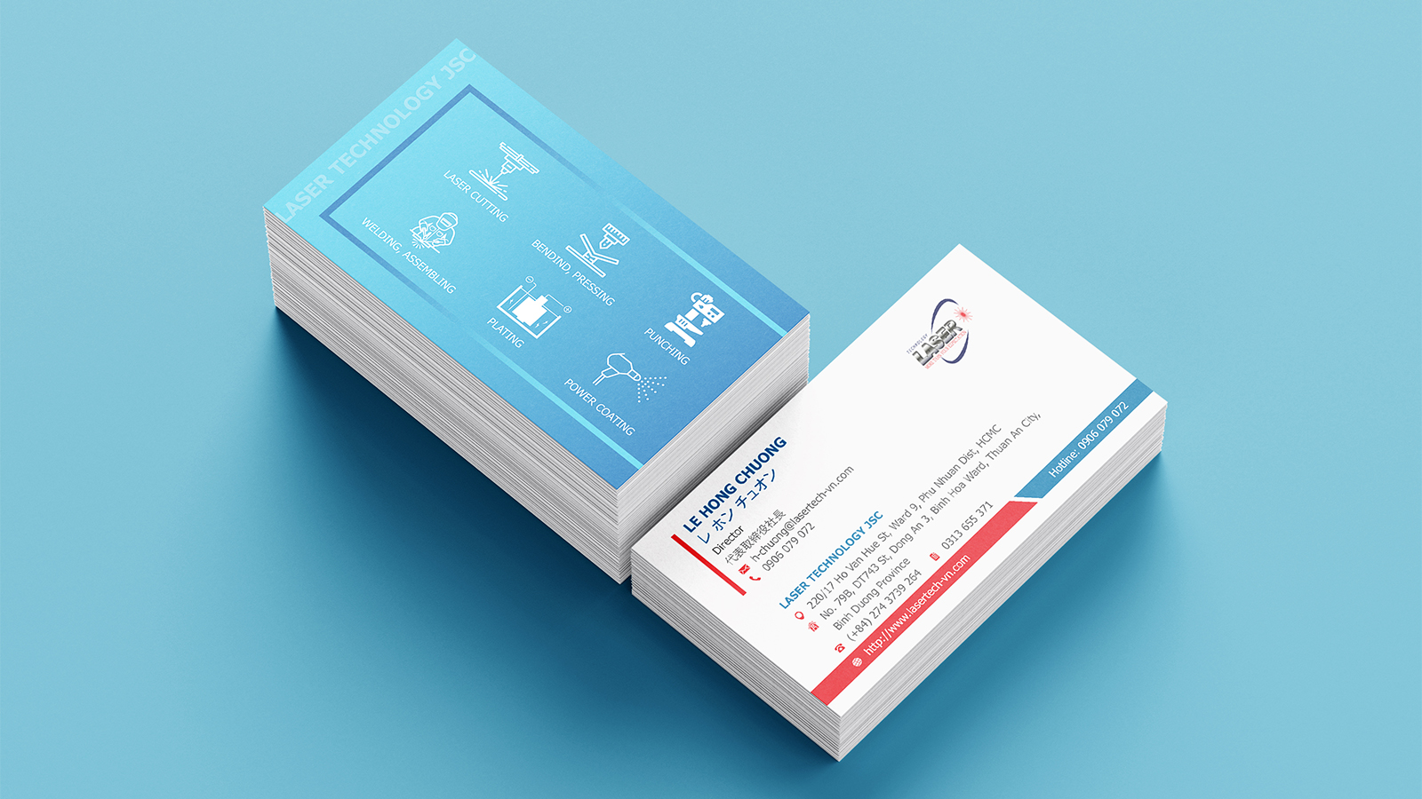 namecard laser - marketing