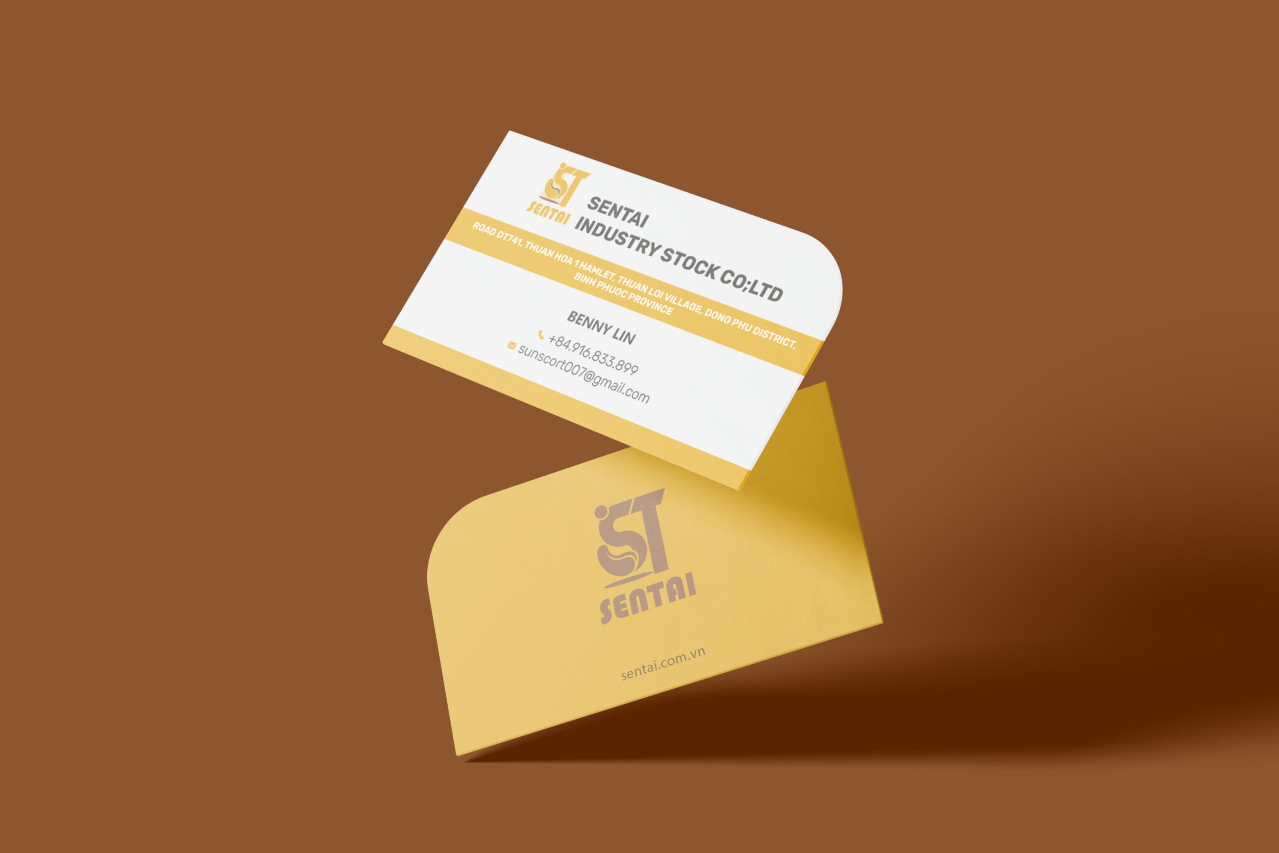 thiết kế logo thương hiệu sentai industry