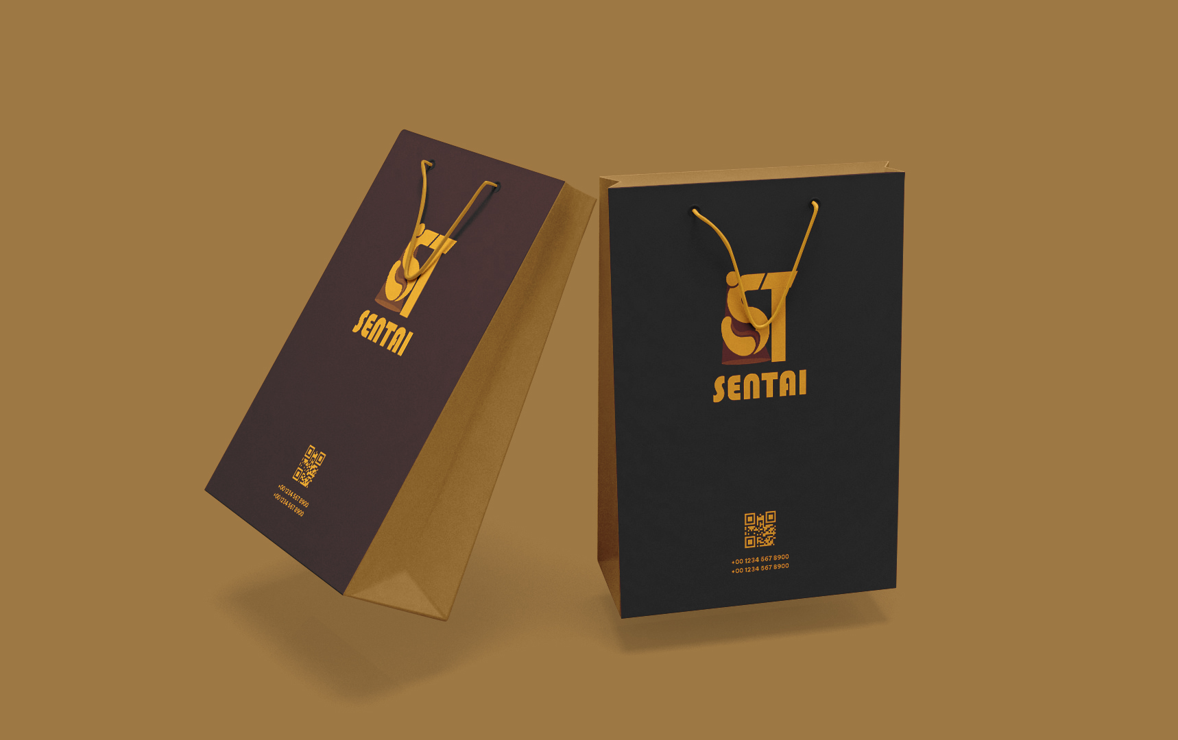 thiết kế logo thương hiệu sentai