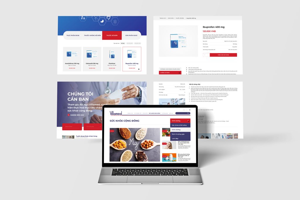 thiét kế website villamed
