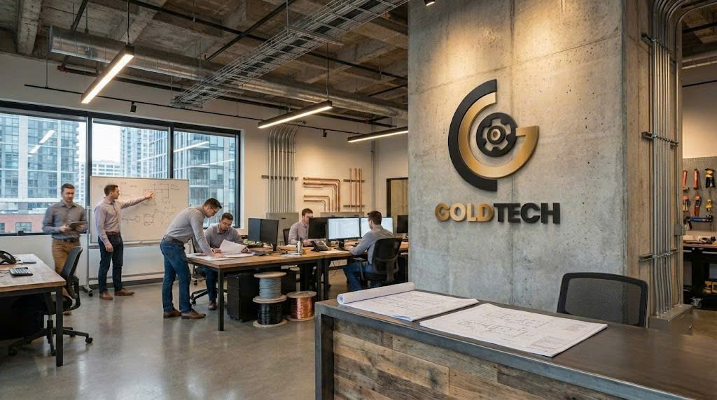 Dự án thiết kế logo GoldTech