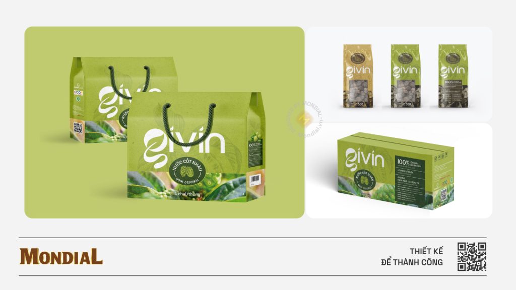 Dự án thiết kế bao bì Givin