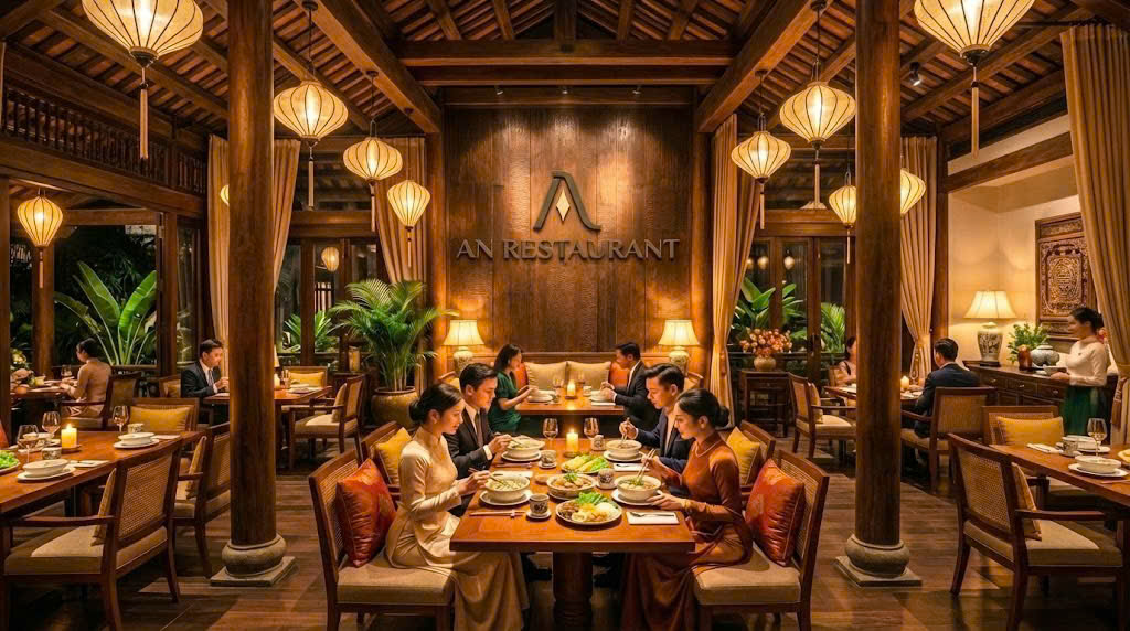logo nhà hàng an restaurant