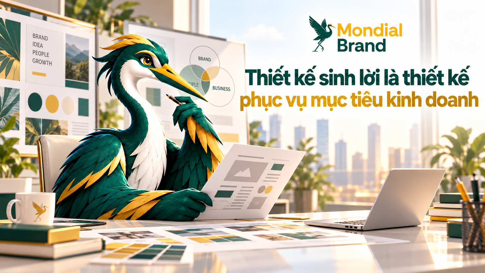 Thiết kế và hệ thống thương hiệu cần phục vụ mục tiêu kinh doanh và giúp thông tin trở nên rõ ràng