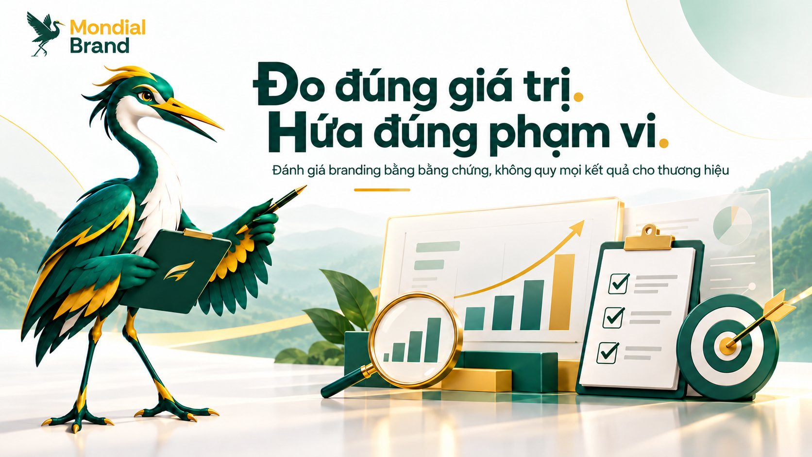 Đo đúng giá trị và hứa đúng phạm vi khi đánh giá hiệu quả dự án thương hiệu